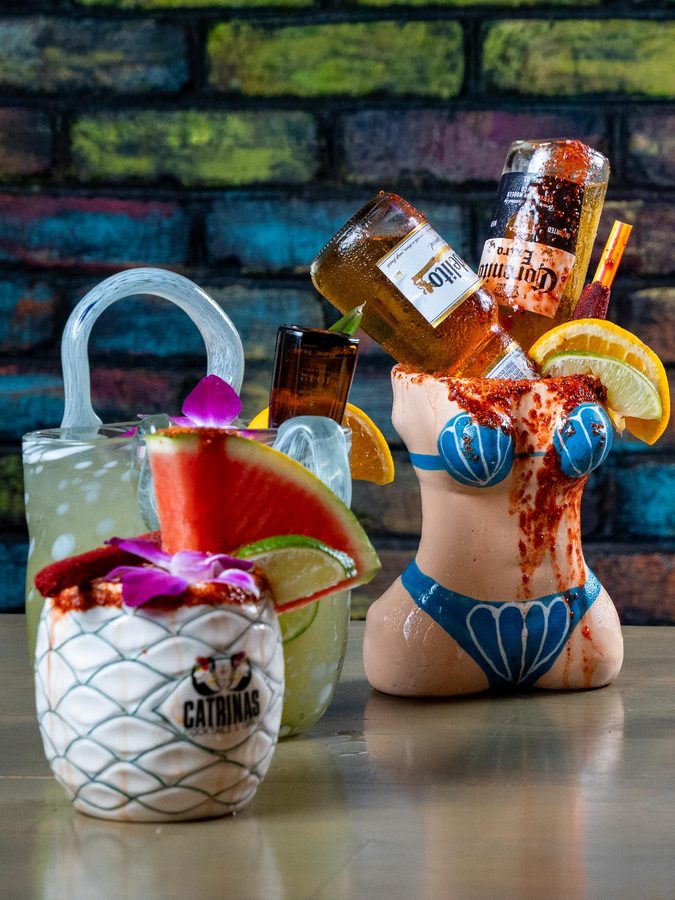 Handcrafted cocktails and drinks at Catrinas