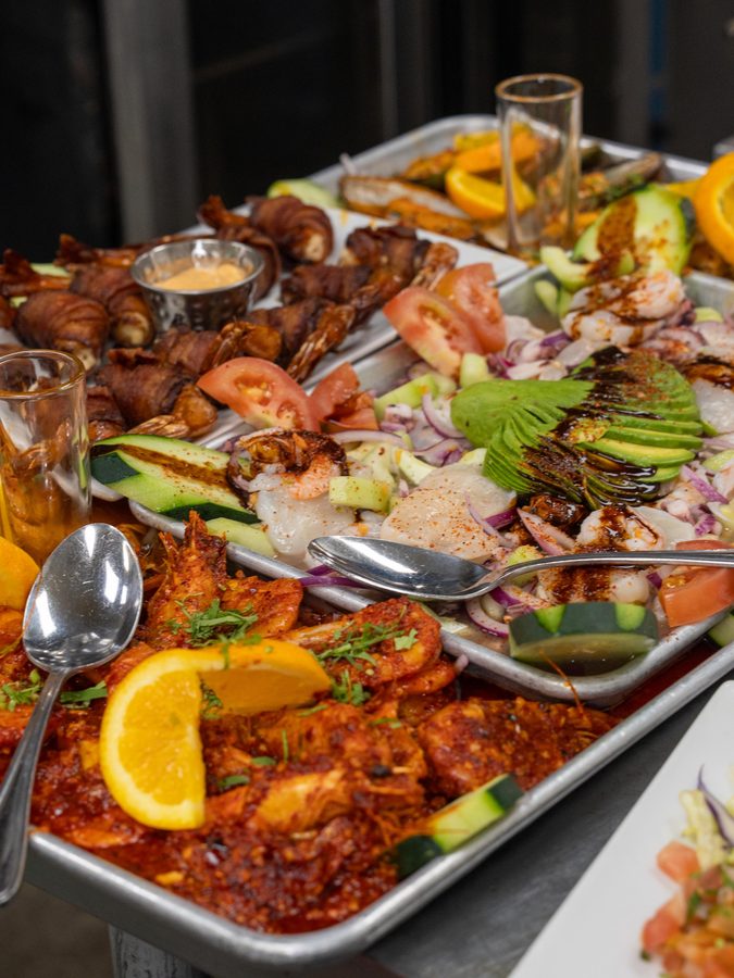 Fresh seafood at Catrinas Cocktails & Grill